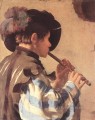フルート奏者 オランダの画家 ヘンドリック・テル・ブリュッヘン